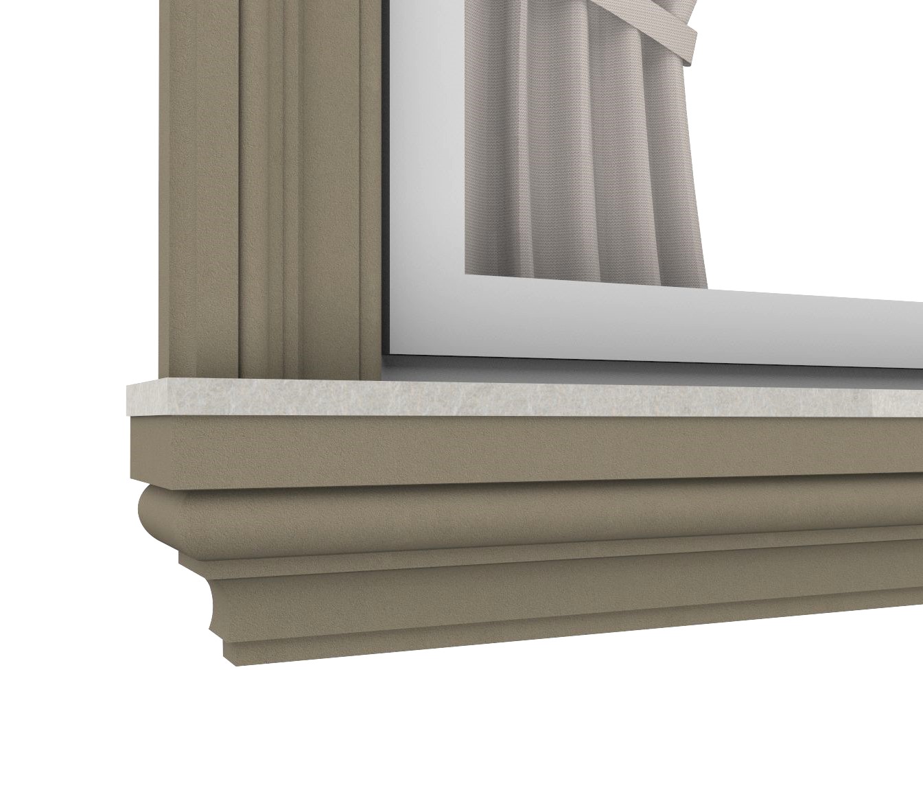 profil elewacyjny pod parapet p309