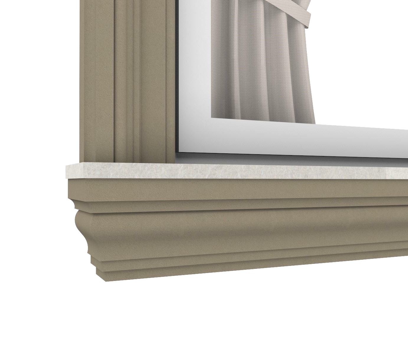 profil elewacyjny pod parapet p311