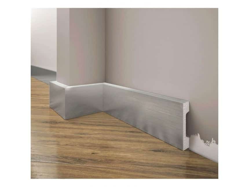 STDEKOR CREATIVA LISTWA PRZYPODŁOGOWA Z POLISTYRENU -LPC-23A_aluminium